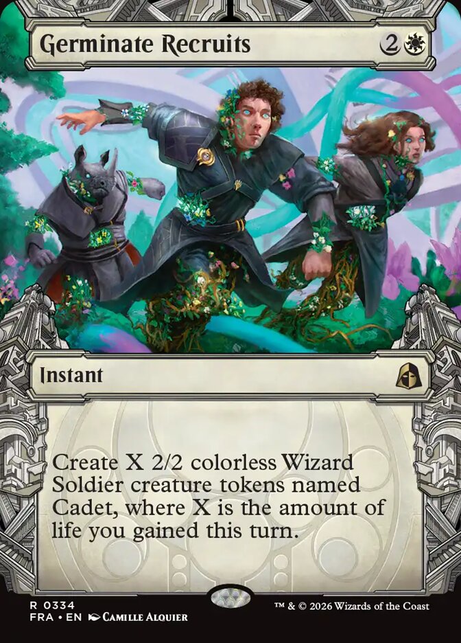 Germinate Recruits Sculptor's Stronghold