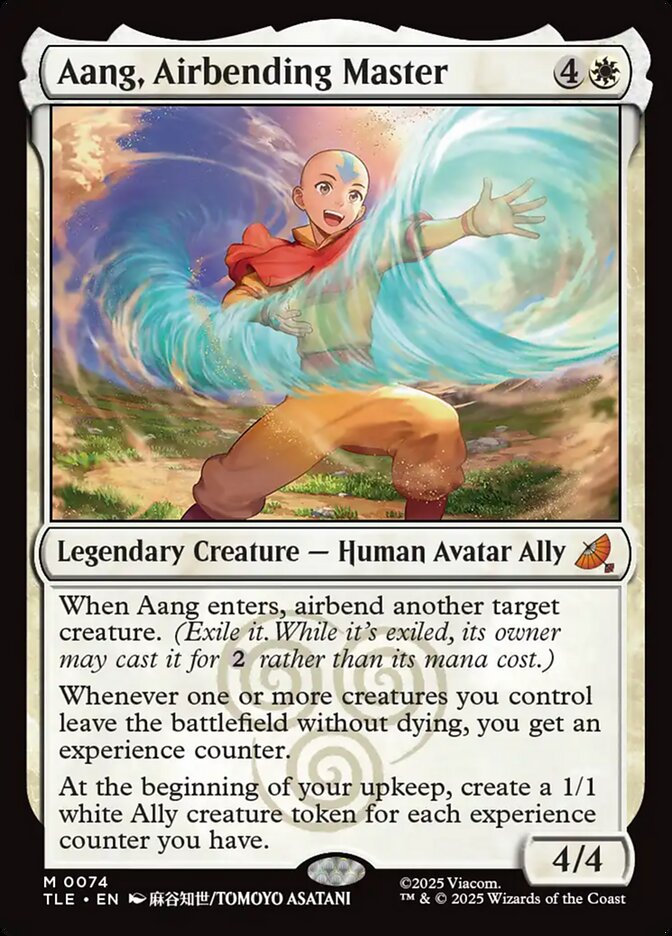 Aang, Airbending Master Foil