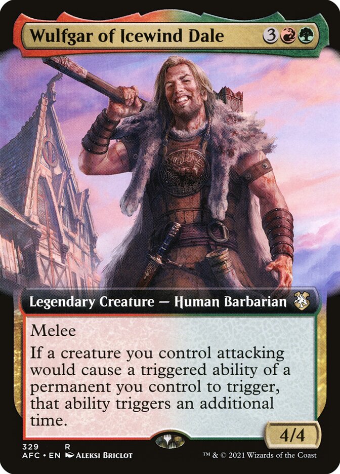 Wulfgar of Icewind Dale Extended Art