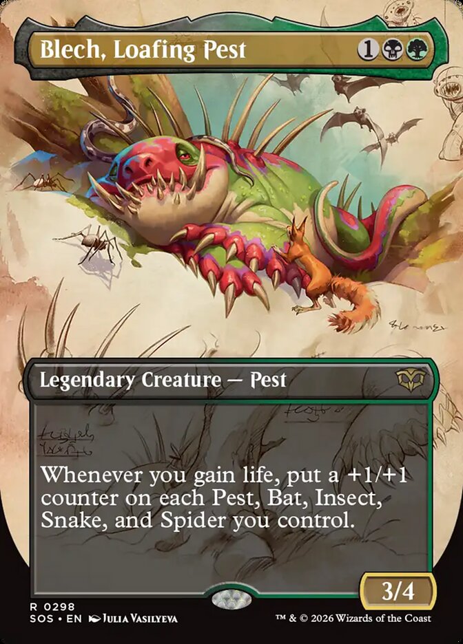 Blech, Loafing Pest Borderless Foil