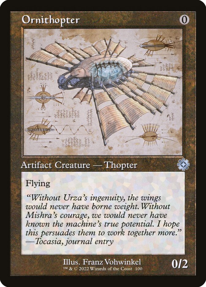 Ornithopter Retro Frame Foil