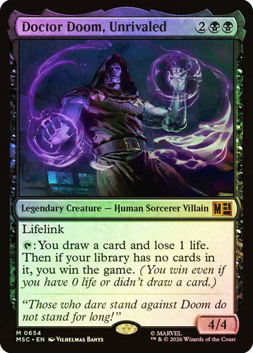 Doctor Doom, Unrivaled Foil