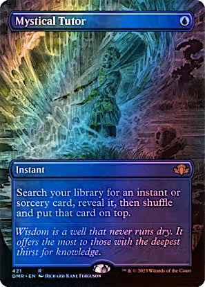 Mystical Tutor Borderless Foil
