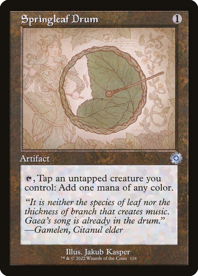 Springleaf Drum Retro Frame