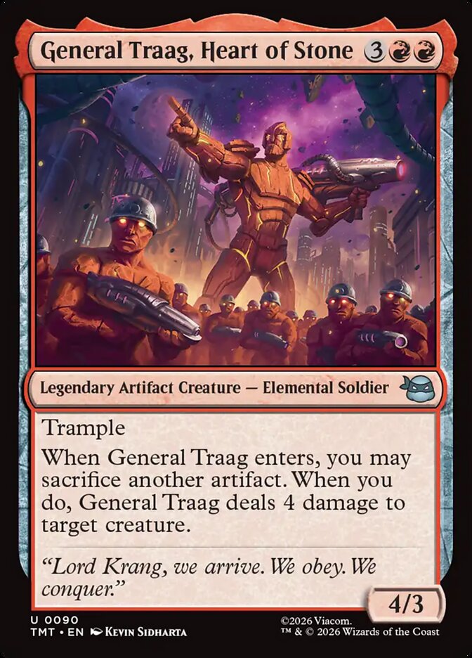 General Traag, Heart of Stone Foil