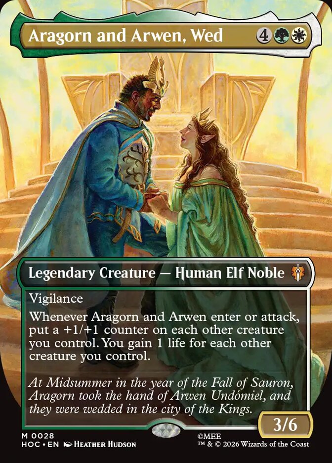 Aragorn and Arwen, Wed Classic Artist
