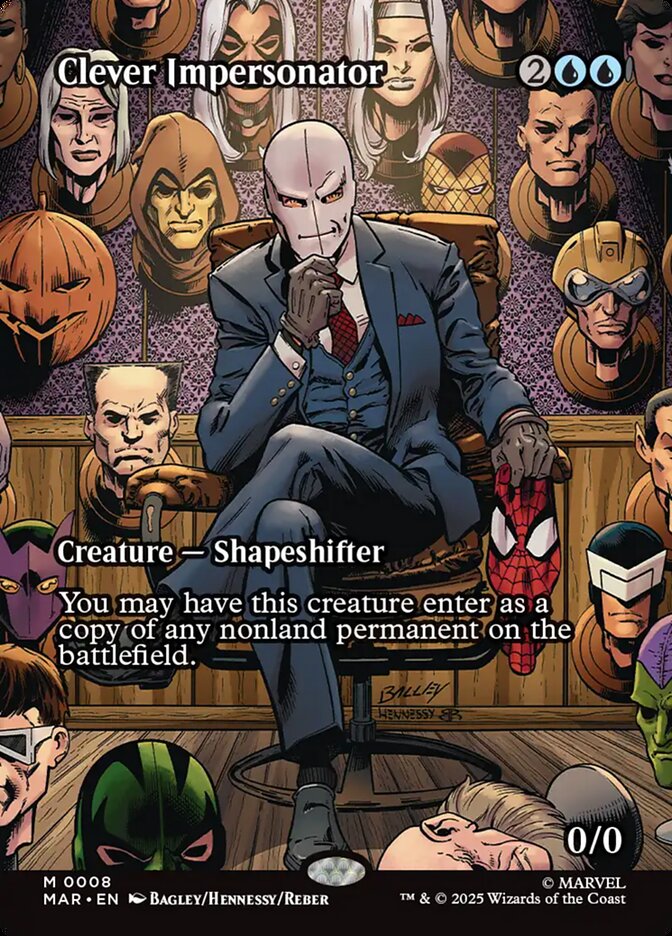 Clever Impersonator Borderless Foil