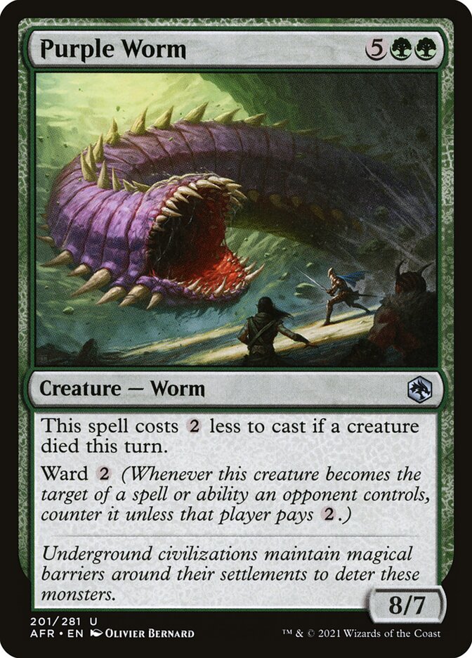 Purple Worm Foil