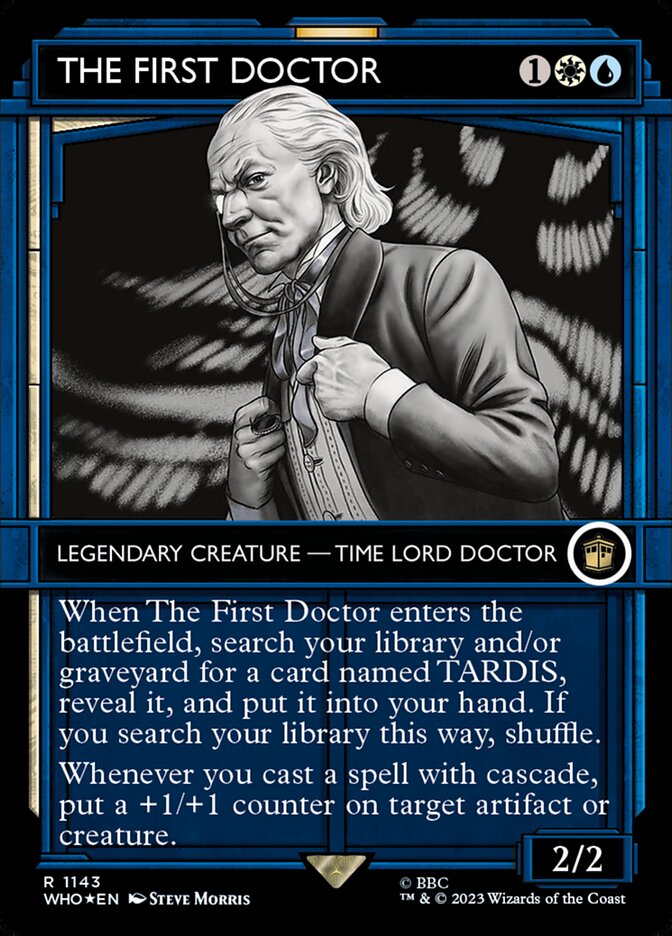 The First Doctor Showcase Surge Foil