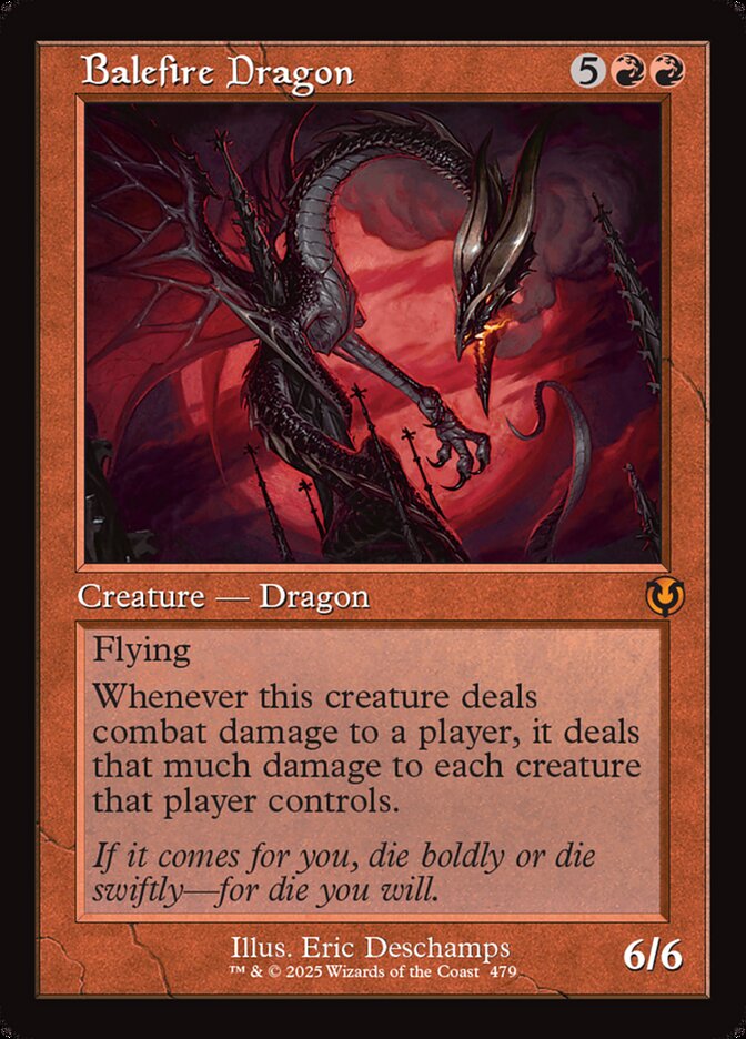 Balefire Dragon Retroframe