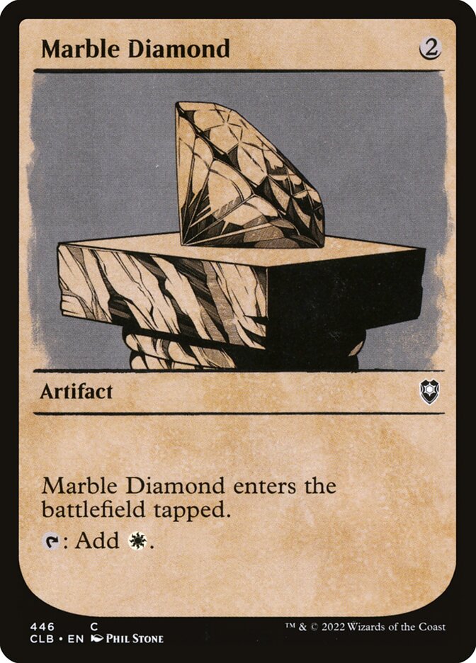Marble Diamond Showcase Foil