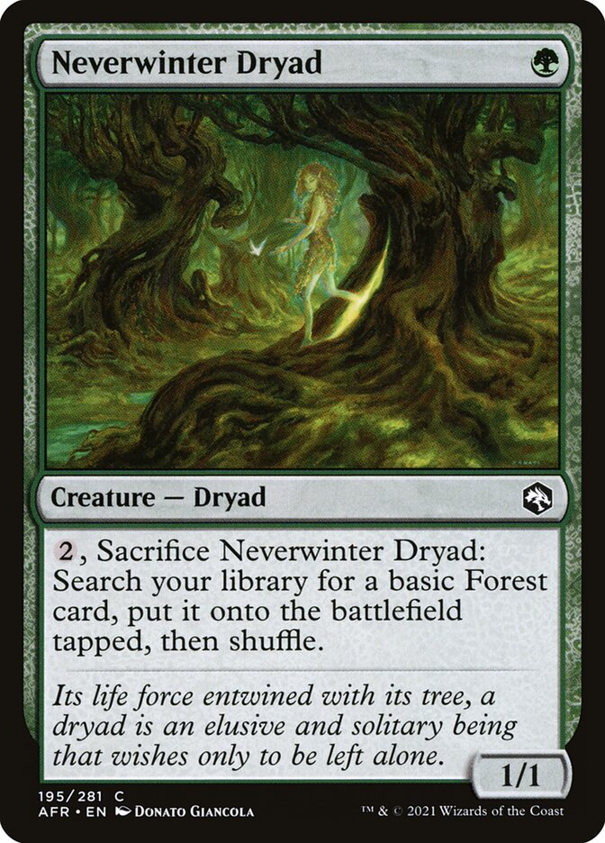 Neverwinter Dryad Foil
