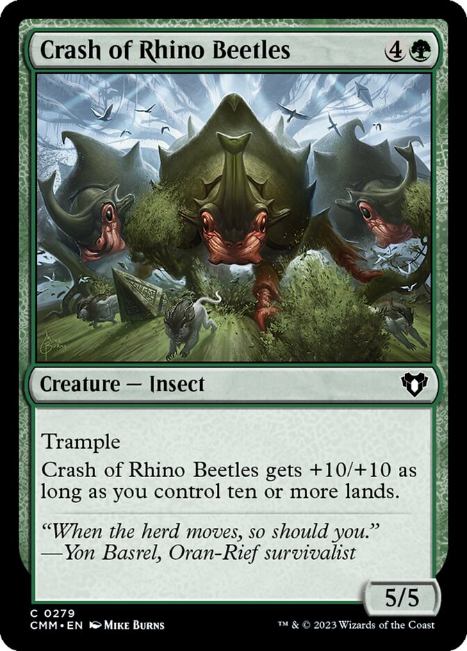 Crash of Rhino Beetles Foil
