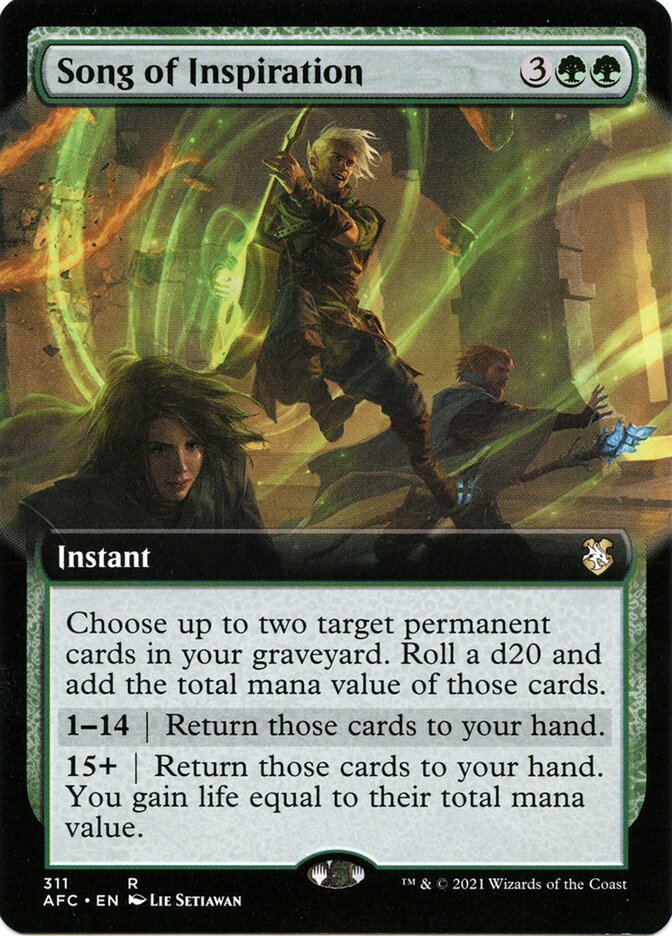 Song of Inspiration Extended Art