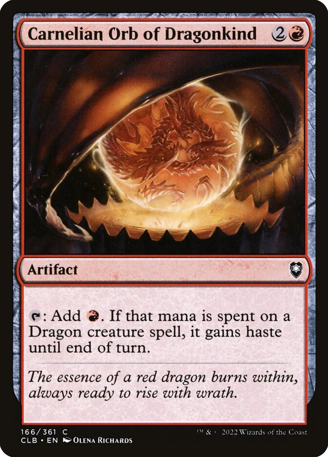 Carnelian Orb of Dragonkind Foil