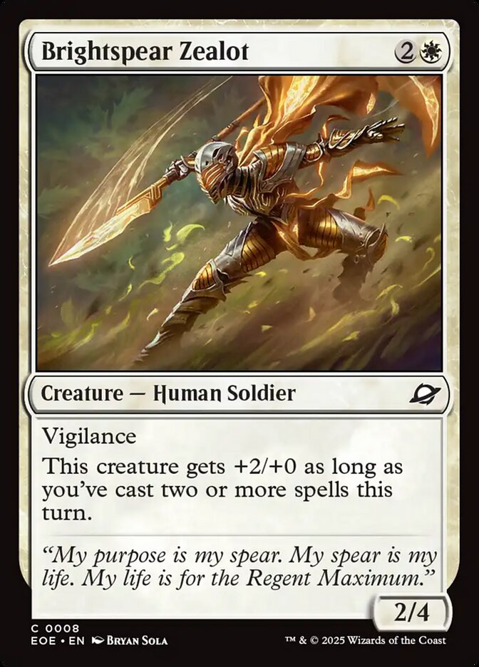 Brightspear Zealot Foil