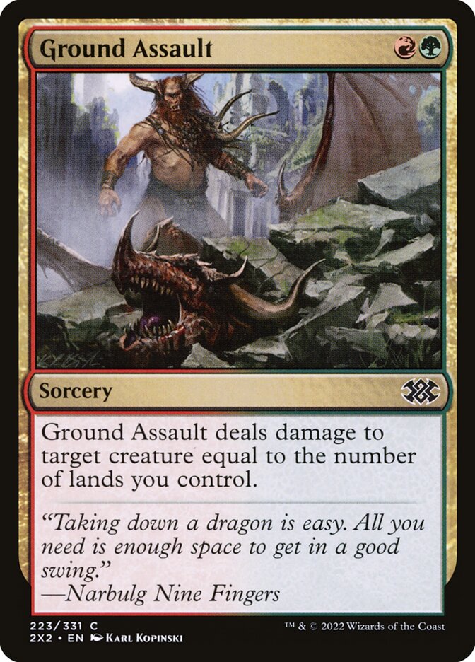 Ground Assault Foil