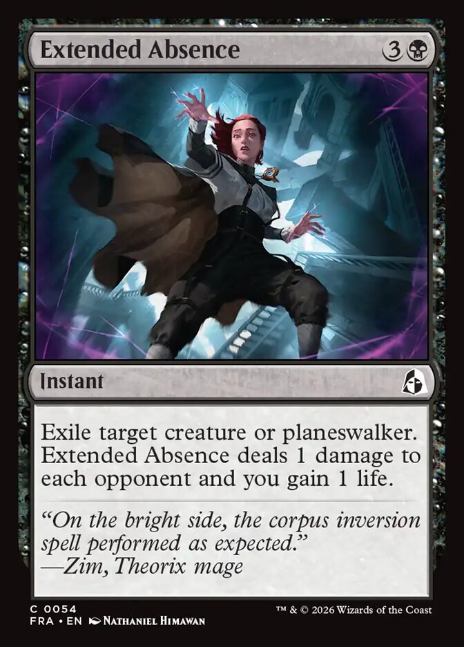 Extended Absence Foil