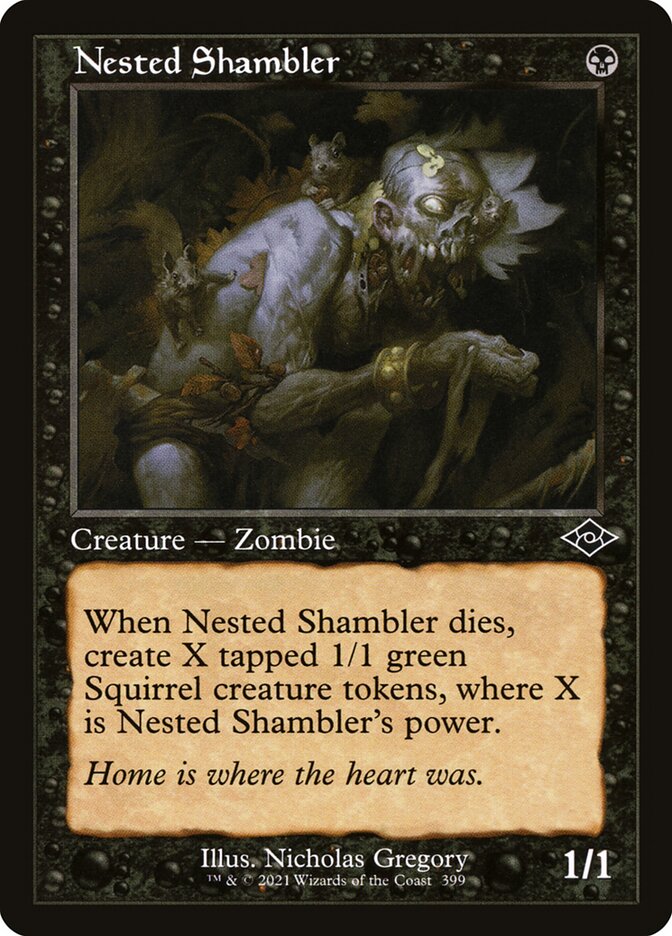 Nested Shambler Old Frame Foil