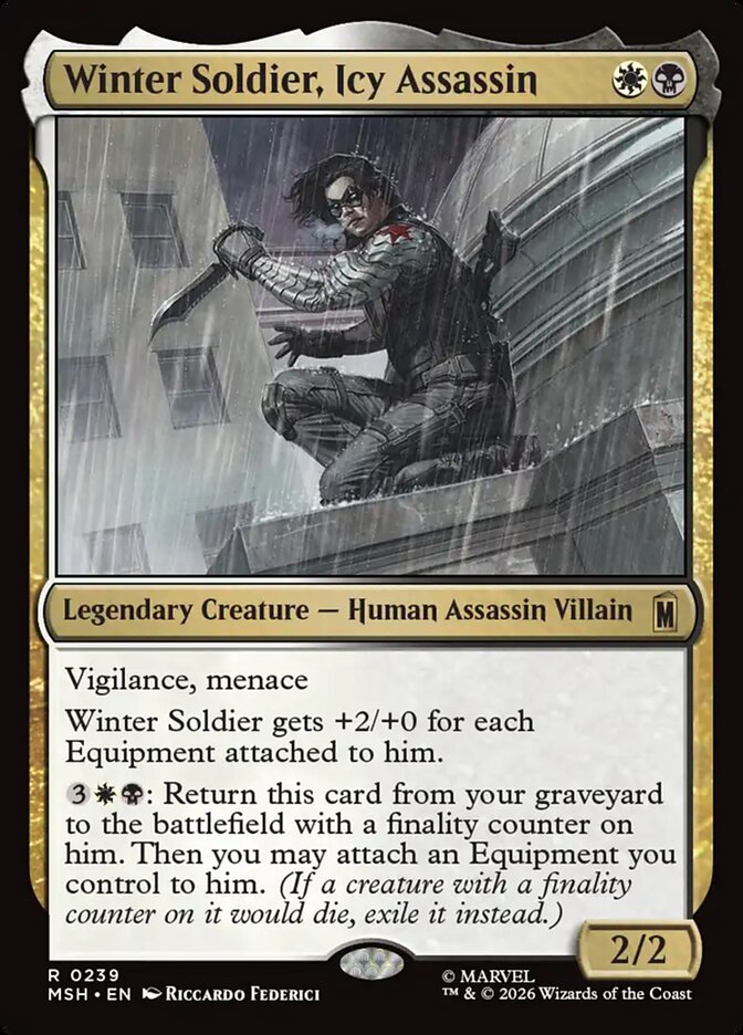 Winter Soldier, Icy Assassin Foil