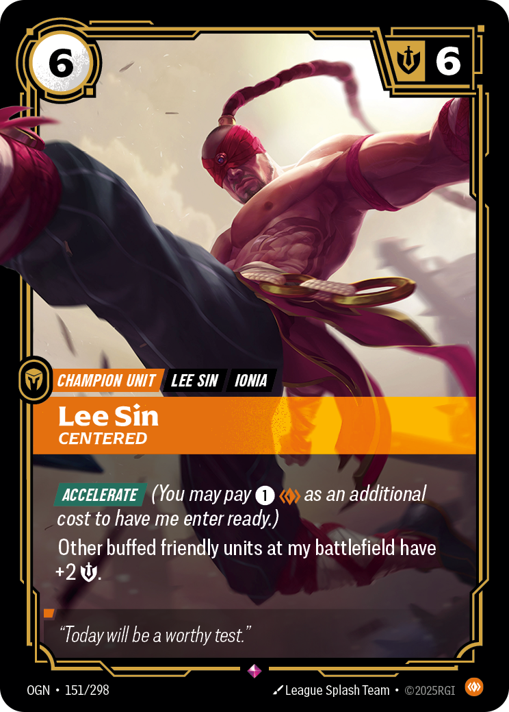 Lee Sin, Centered Foil