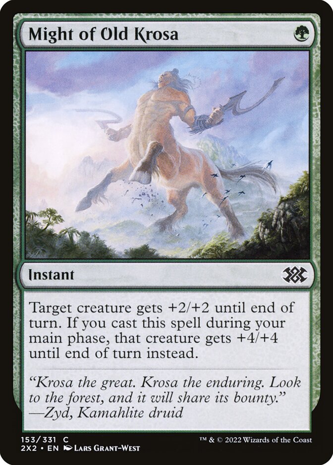 Might of Old Krosa Foil