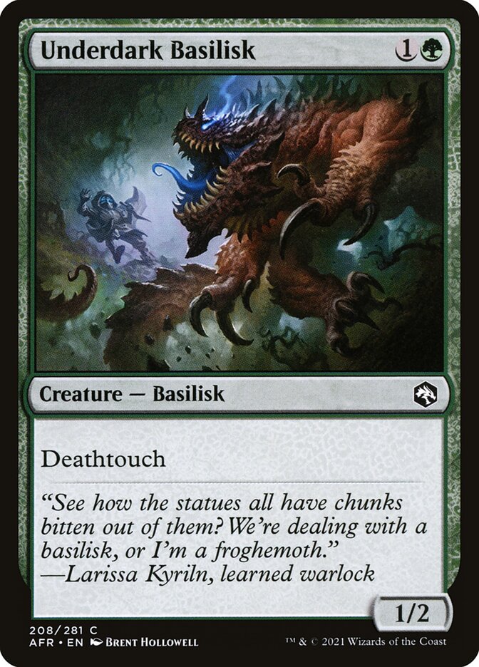 Underdark Basilisk Foil