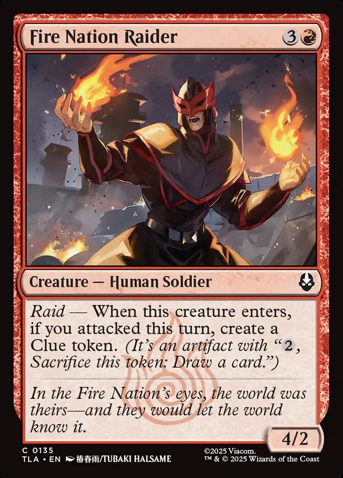 Fire Nation Raider Foil
