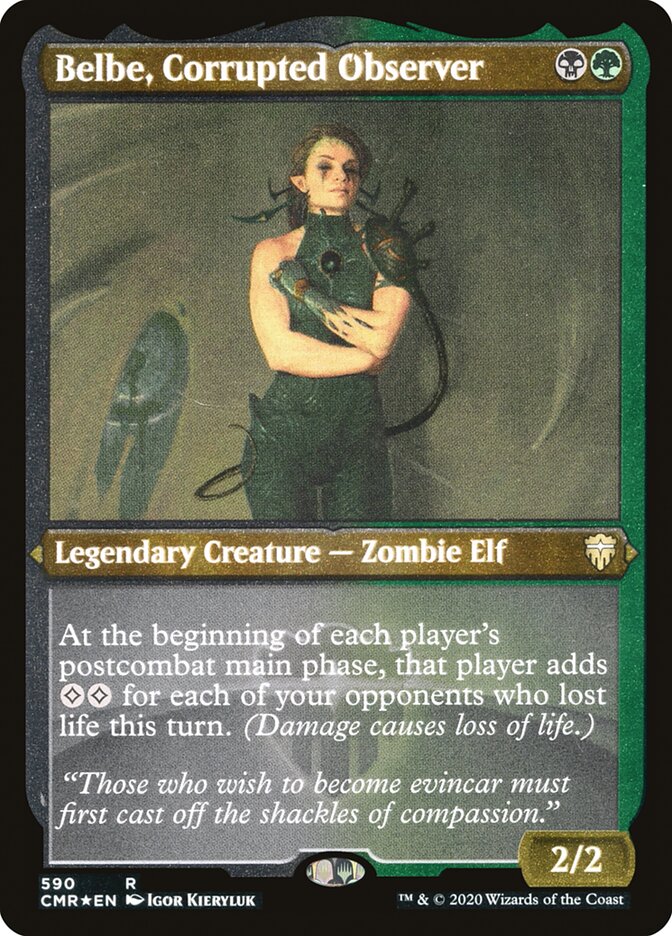Belbe, Corrupted Observer Etched Foil