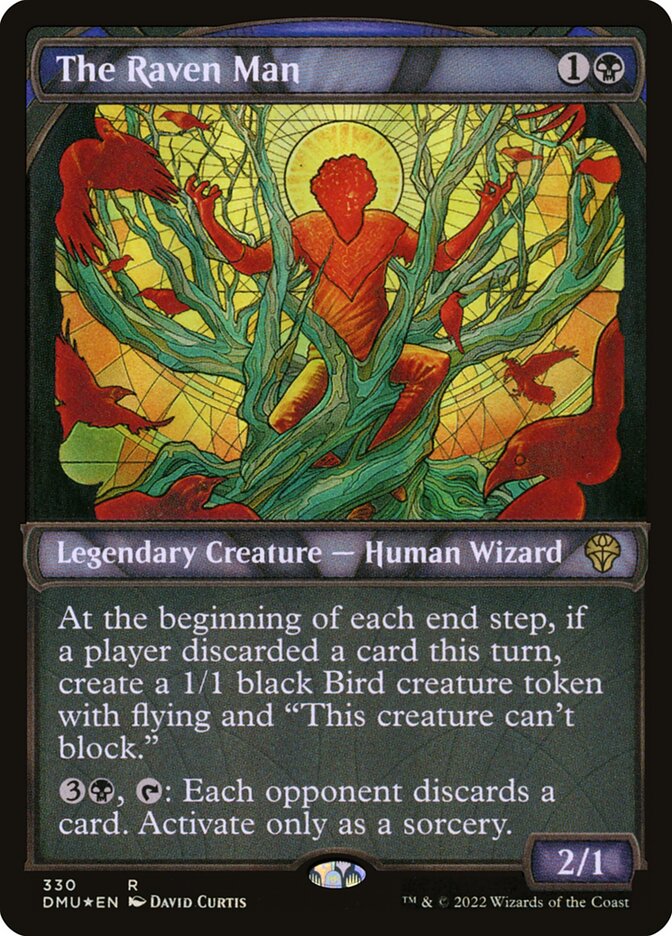 The Raven Man Textured Foil