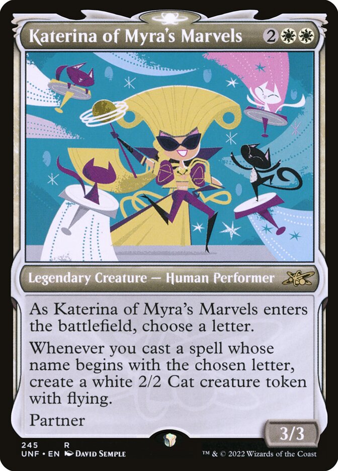 Katerina of Myra's Marvels Showcase Foil