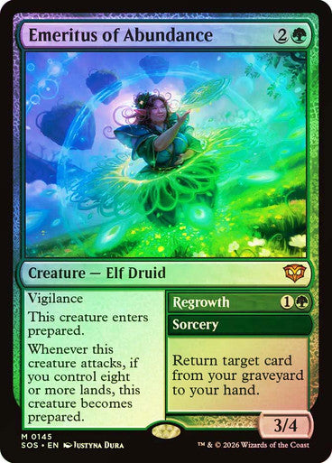 Emeritus of Abundance // Regrowth Foil