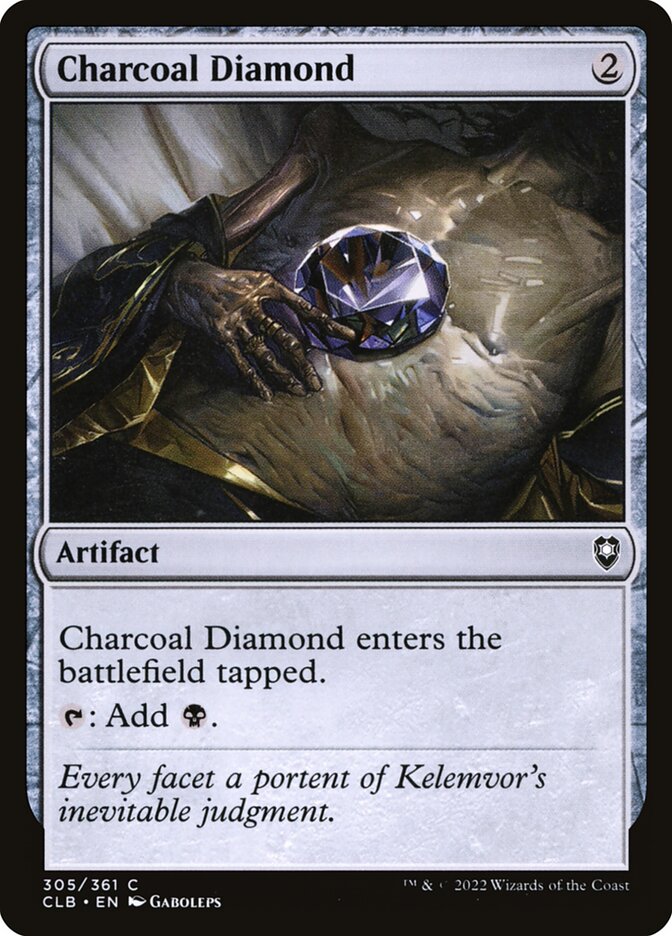 Charcoal Diamond Foil