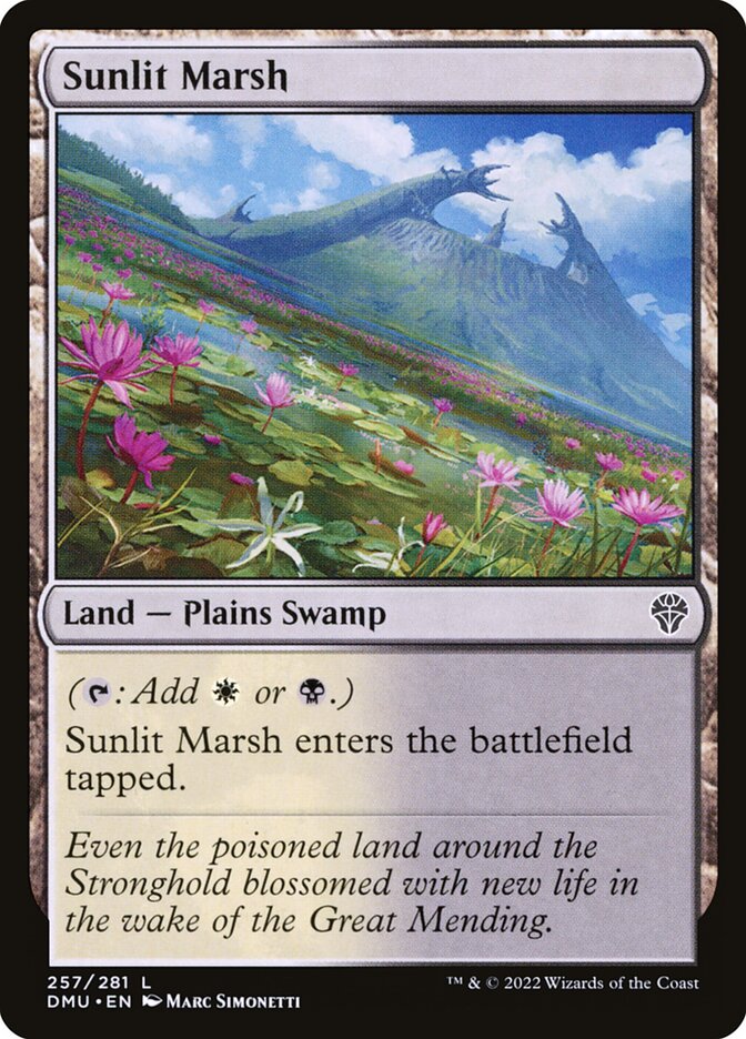 Sunlit Marsh Foil