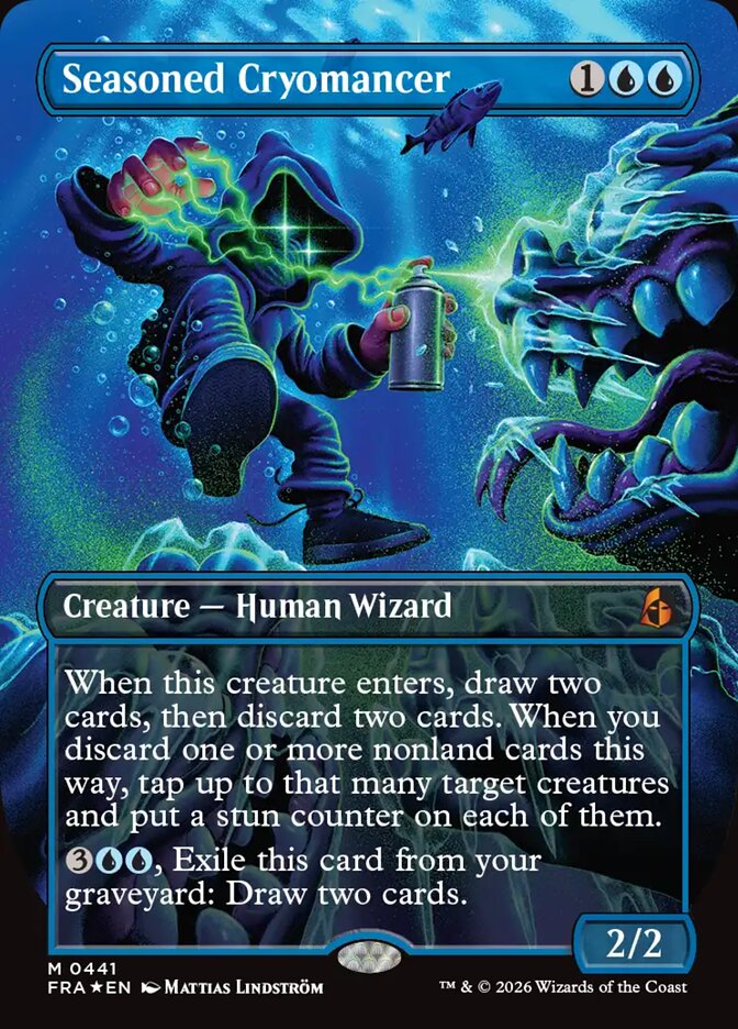 Seasoned Cryomancer Secret Lair Foil