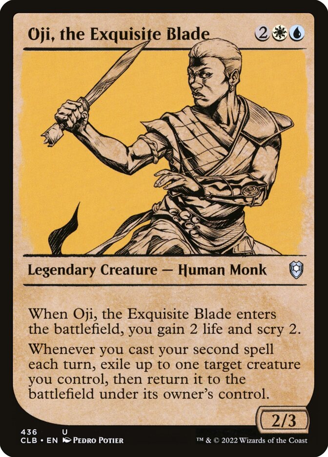 Oji, the Exquisite Blade Showcase Foil