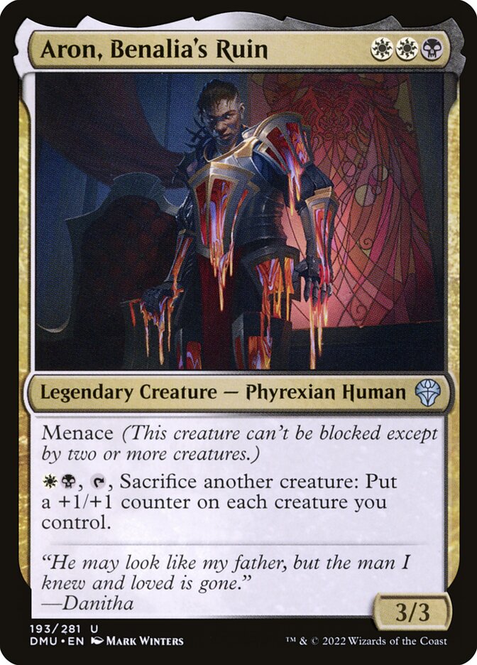 Aron, Benalia's Ruin Foil