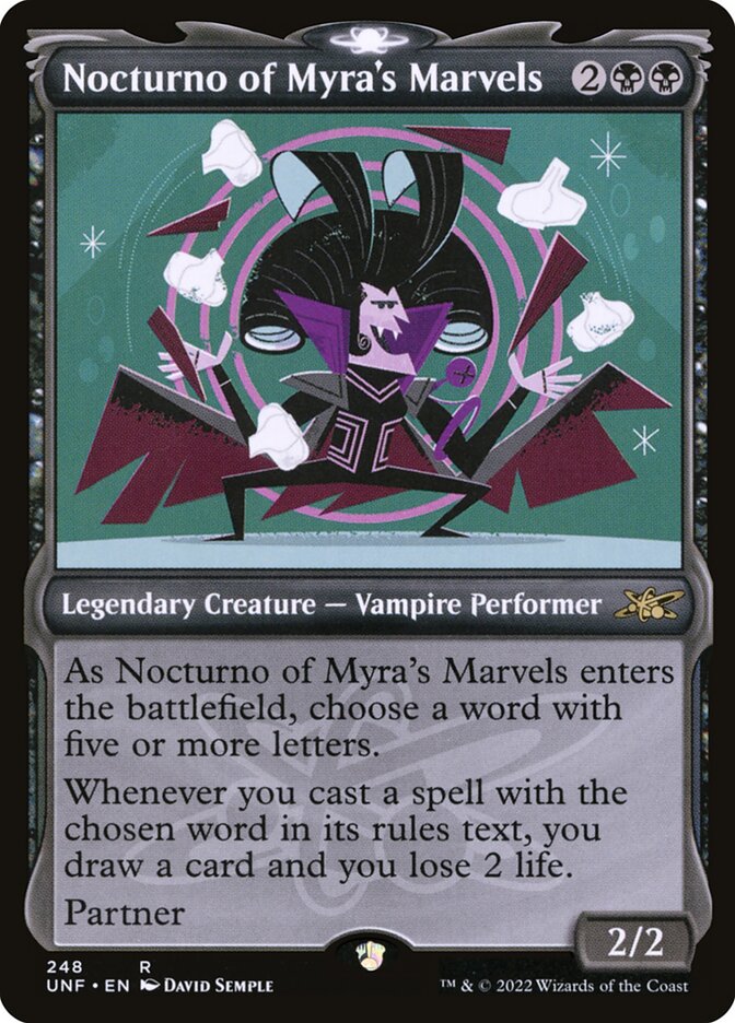Nocturno of Myra's Marvels Showcase Foil