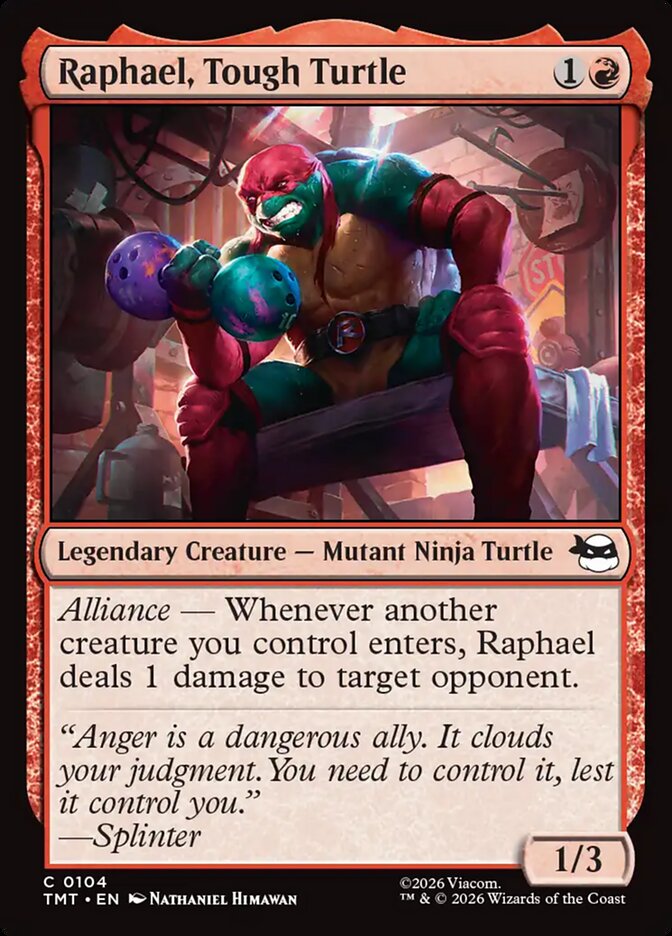 Raphael, Tough Turtle Foil
