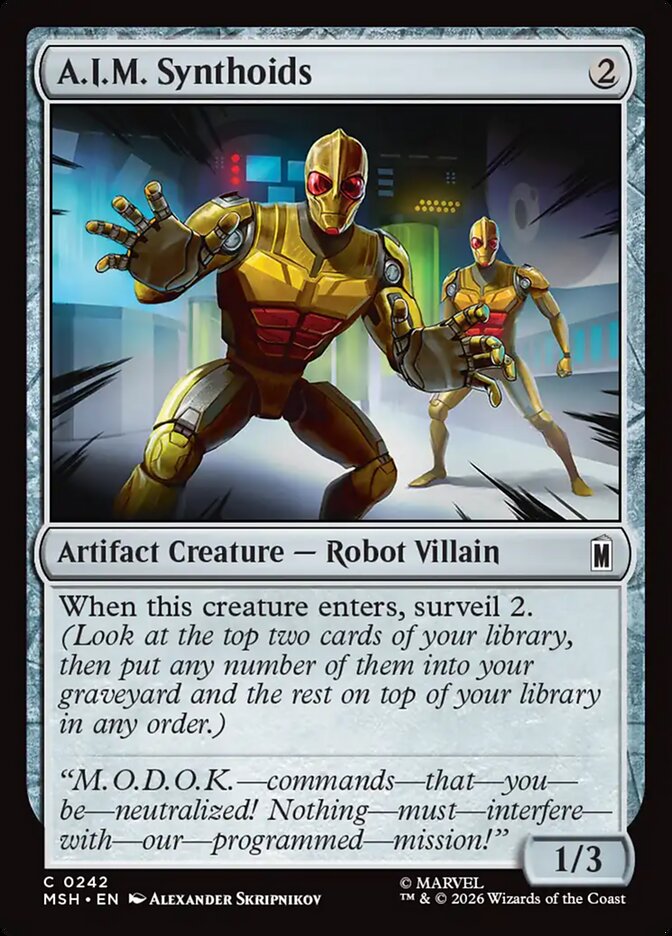 A.I.M. Synthoids Foil