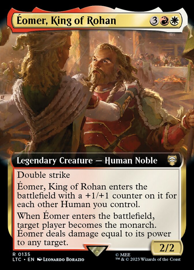 Éomer, King of Rohan Extended Art