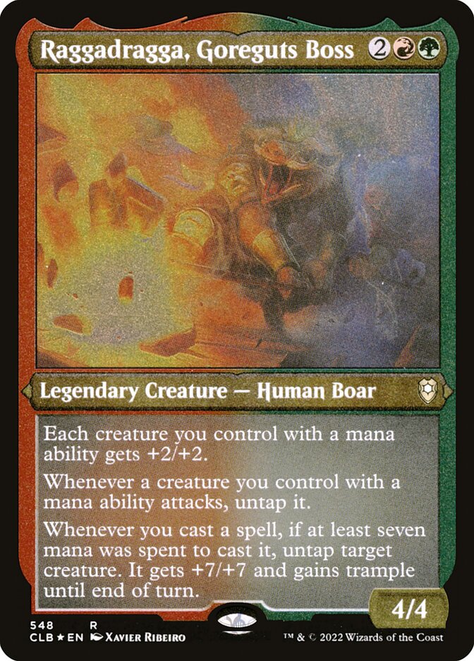 Raggadragga, Goreguts Boss Etched Foil