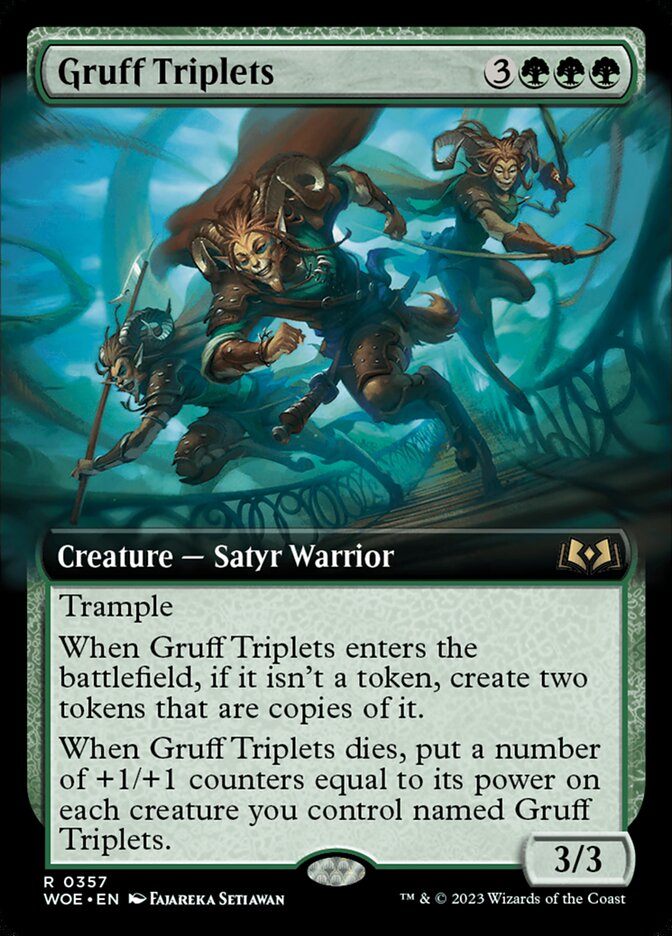 Gruff Triplets Extended Art