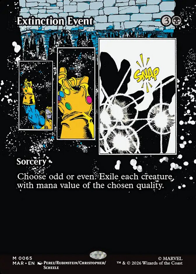 Extinction Event Borderless Foil