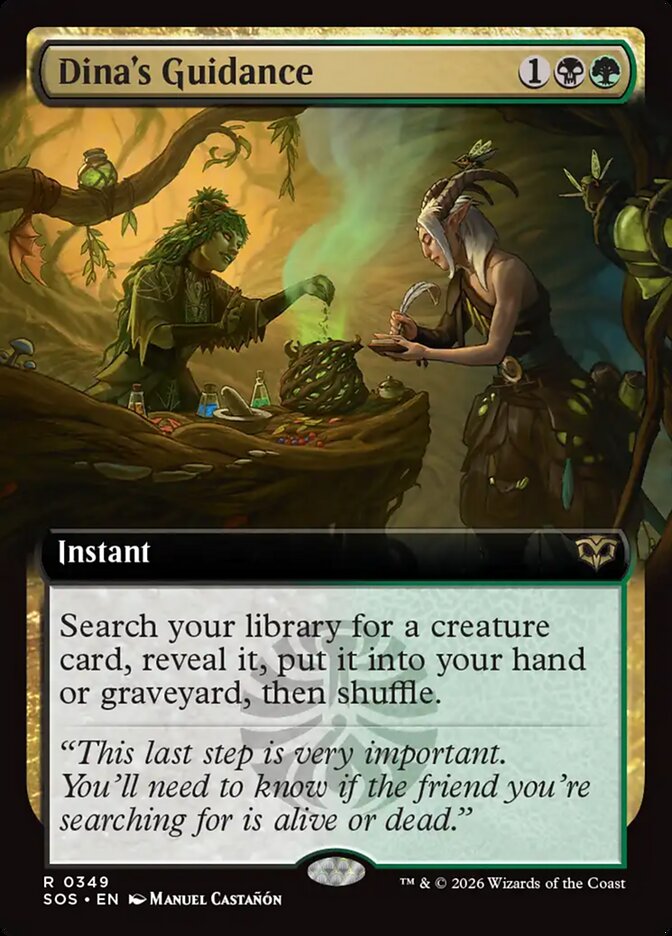 Dina's Guidance Extended Art