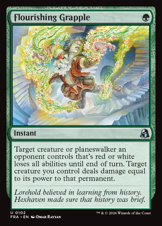 Flourishing Grapple Foil