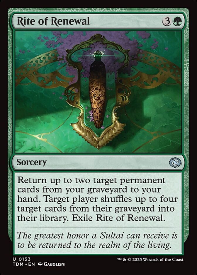 Rite of Renewal Foil