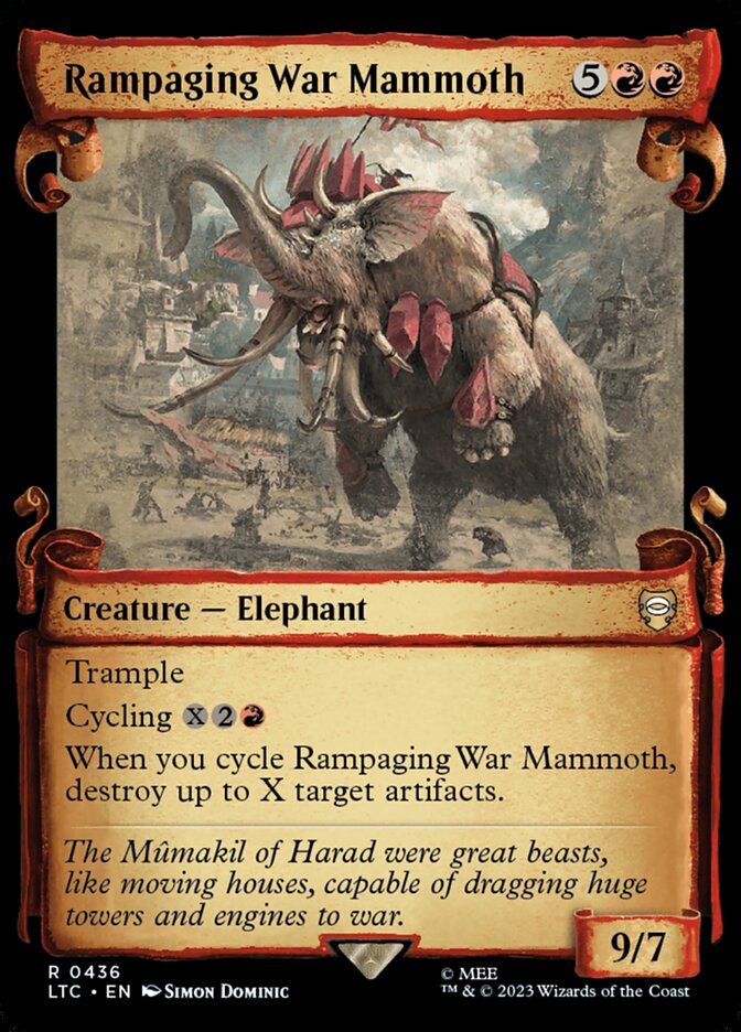 Rampaging War Mammoth Showcase
