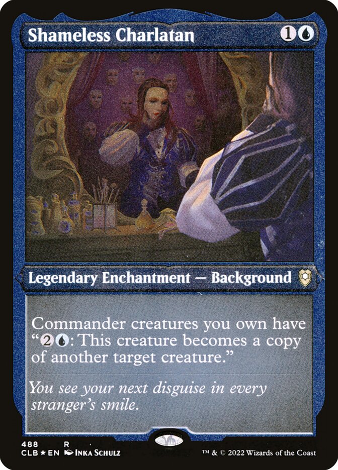 Shameless Charlatan Etched Foil