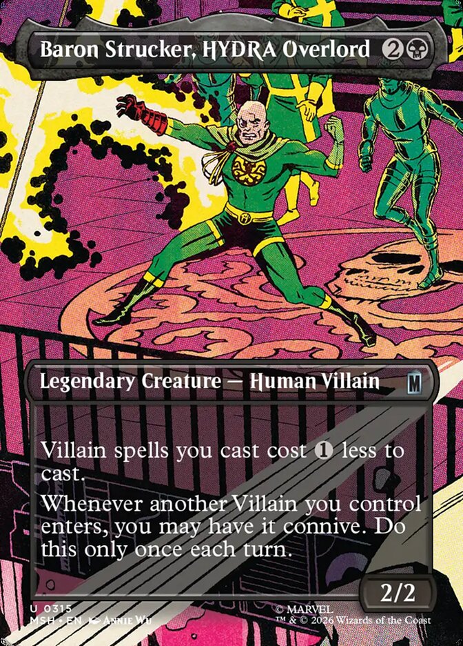 Baron Strucker, HYDRA Overlord Borderless Scene Foil
